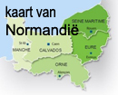 Kaart van Normandië